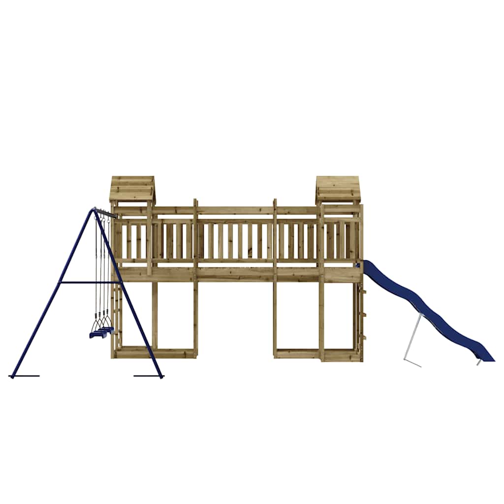 vidaXL Outdoor Playset Impregnated Wood Pine - Brown - 33052