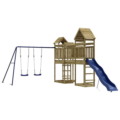 vidaXL Outdoor Playset Impregnated Wood Pine - Brown - 33057