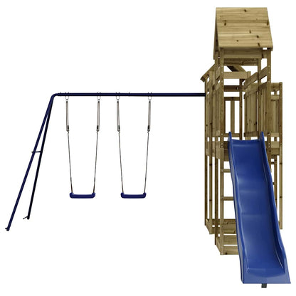 vidaXL Outdoor Playset Impregnated Wood Pine - Brown - 33057