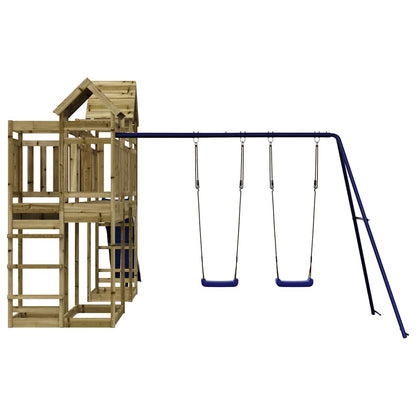 vidaXL Outdoor Playset Impregnated Wood Pine - Brown - 33057