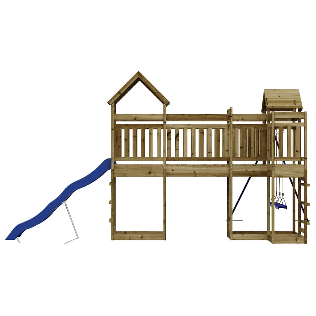 vidaXL Outdoor Playset Impregnated Wood Pine - Brown - 33057