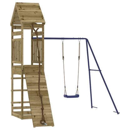 vidaXL Outdoor Playset Impregnated Wood Pine - Brown - 33065