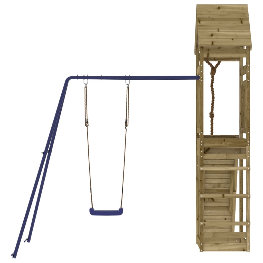 vidaXL Outdoor Playset Impregnated Wood Pine - Brown - 33065