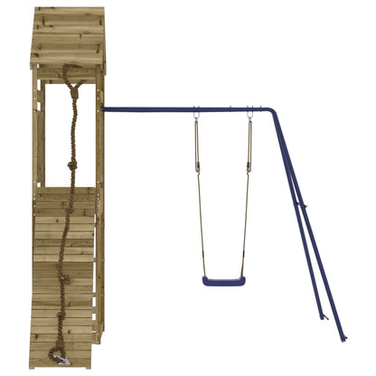 vidaXL Outdoor Playset Impregnated Wood Pine - Brown - 33065