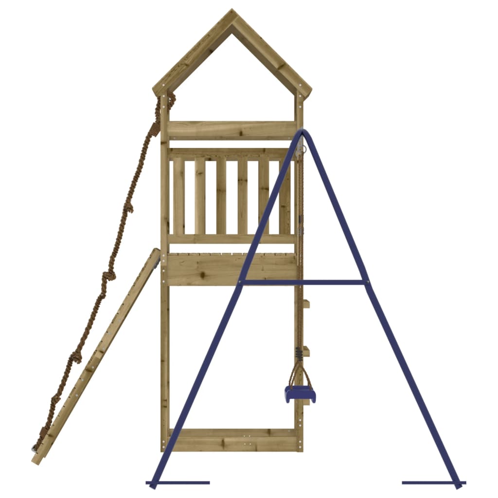 vidaXL Outdoor Playset Impregnated Wood Pine - Brown - 33065