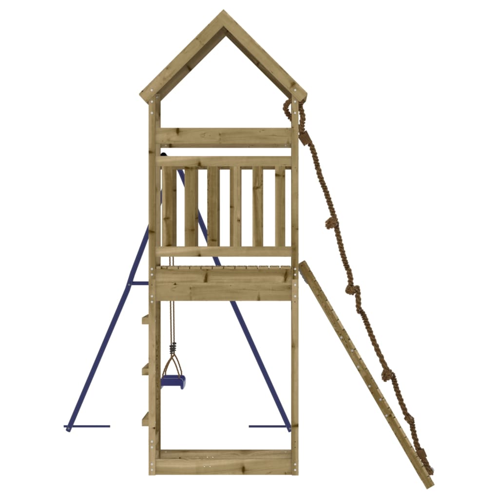 vidaXL Outdoor Playset Impregnated Wood Pine - Brown - 33065