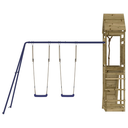 vidaXL Outdoor Playset Impregnated Wood Pine - Brown - 33069