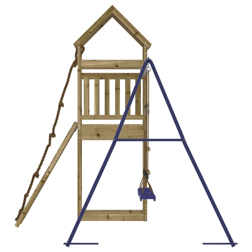 vidaXL Outdoor Playset Impregnated Wood Pine - Brown - 33069