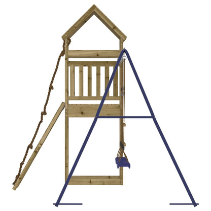 vidaXL Outdoor Playset Impregnated Wood Pine - Brown - 33069