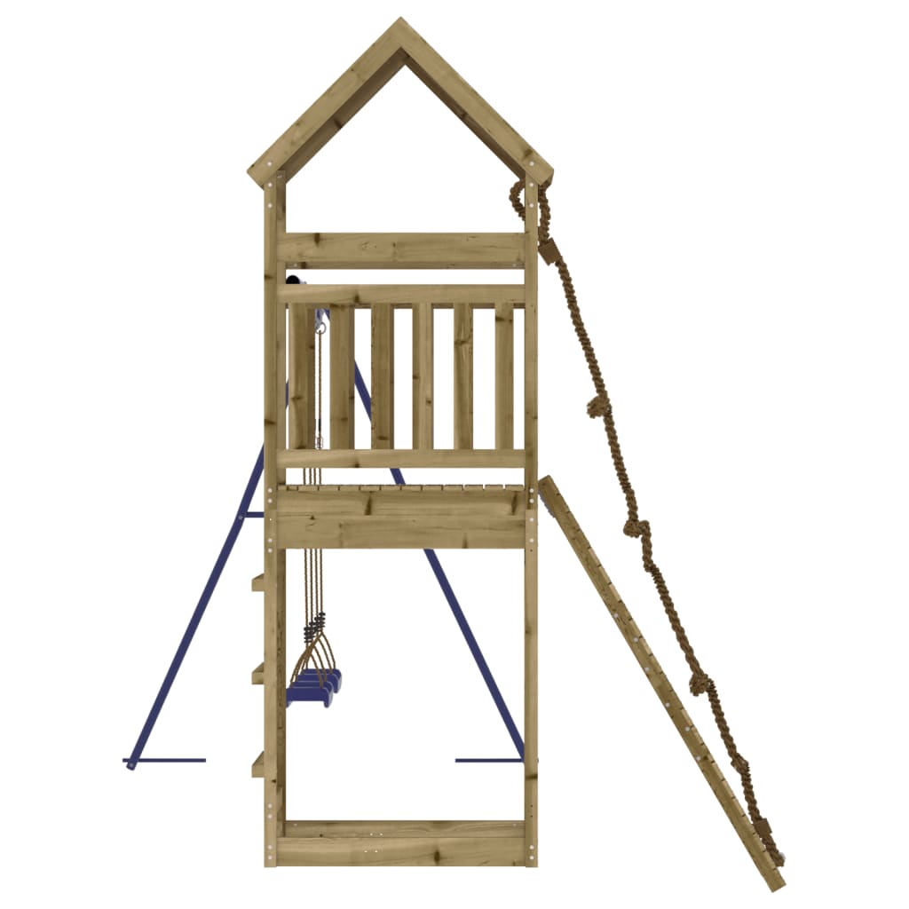 vidaXL Outdoor Playset Impregnated Wood Pine - Brown - 33069