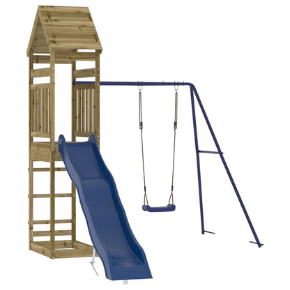 vidaXL Outdoor Playset Impregnated Wood Pine - Brown - 33072