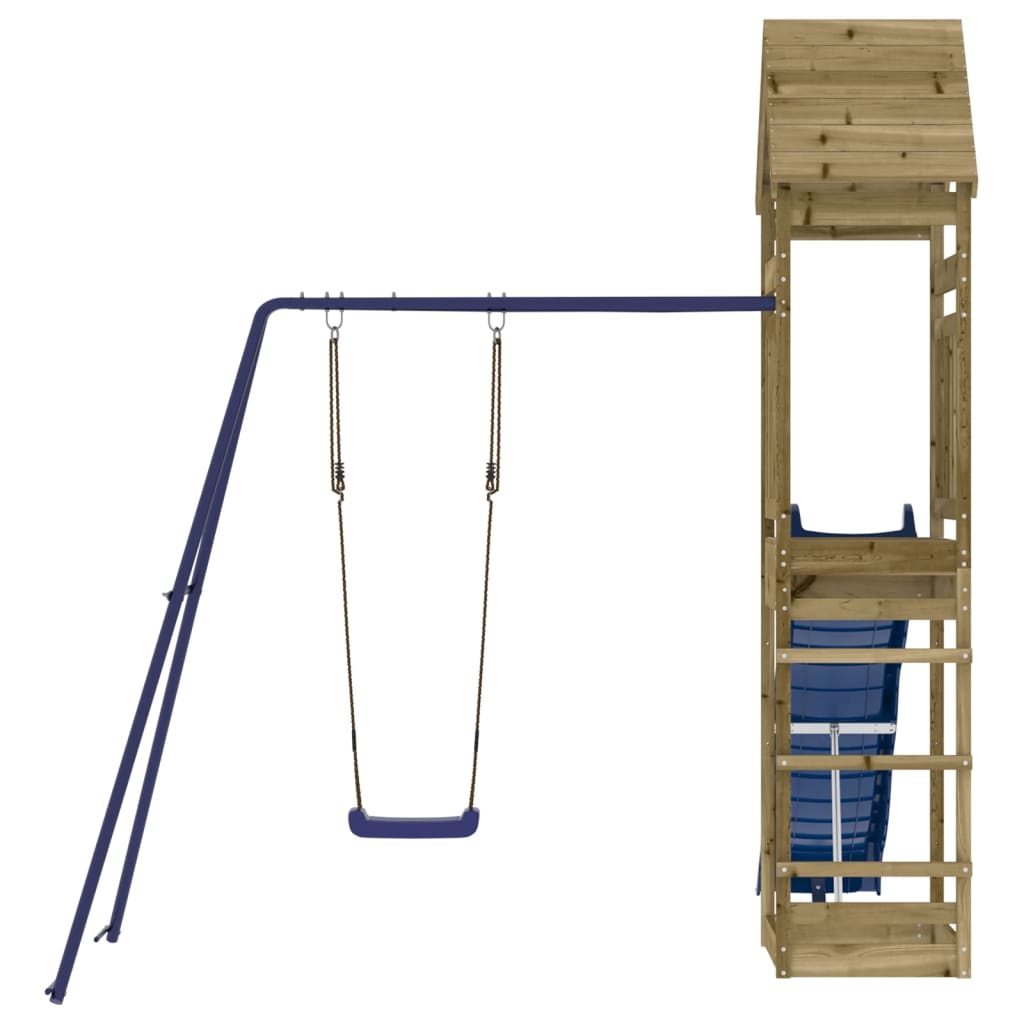 vidaXL Outdoor Playset Impregnated Wood Pine - Brown - 33072