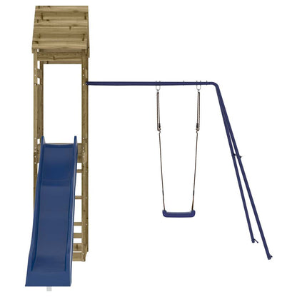 vidaXL Outdoor Playset Impregnated Wood Pine - Brown - 33072