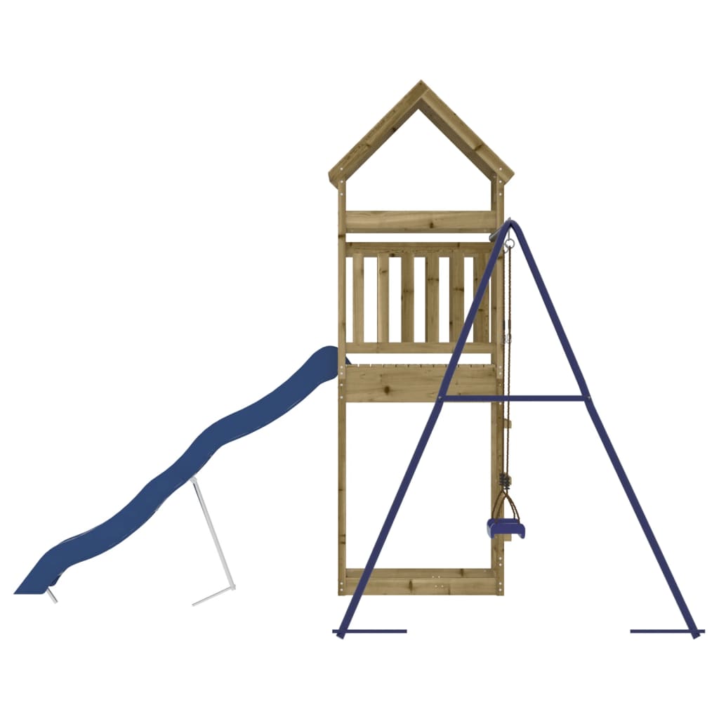 vidaXL Outdoor Playset Impregnated Wood Pine - Brown - 33072
