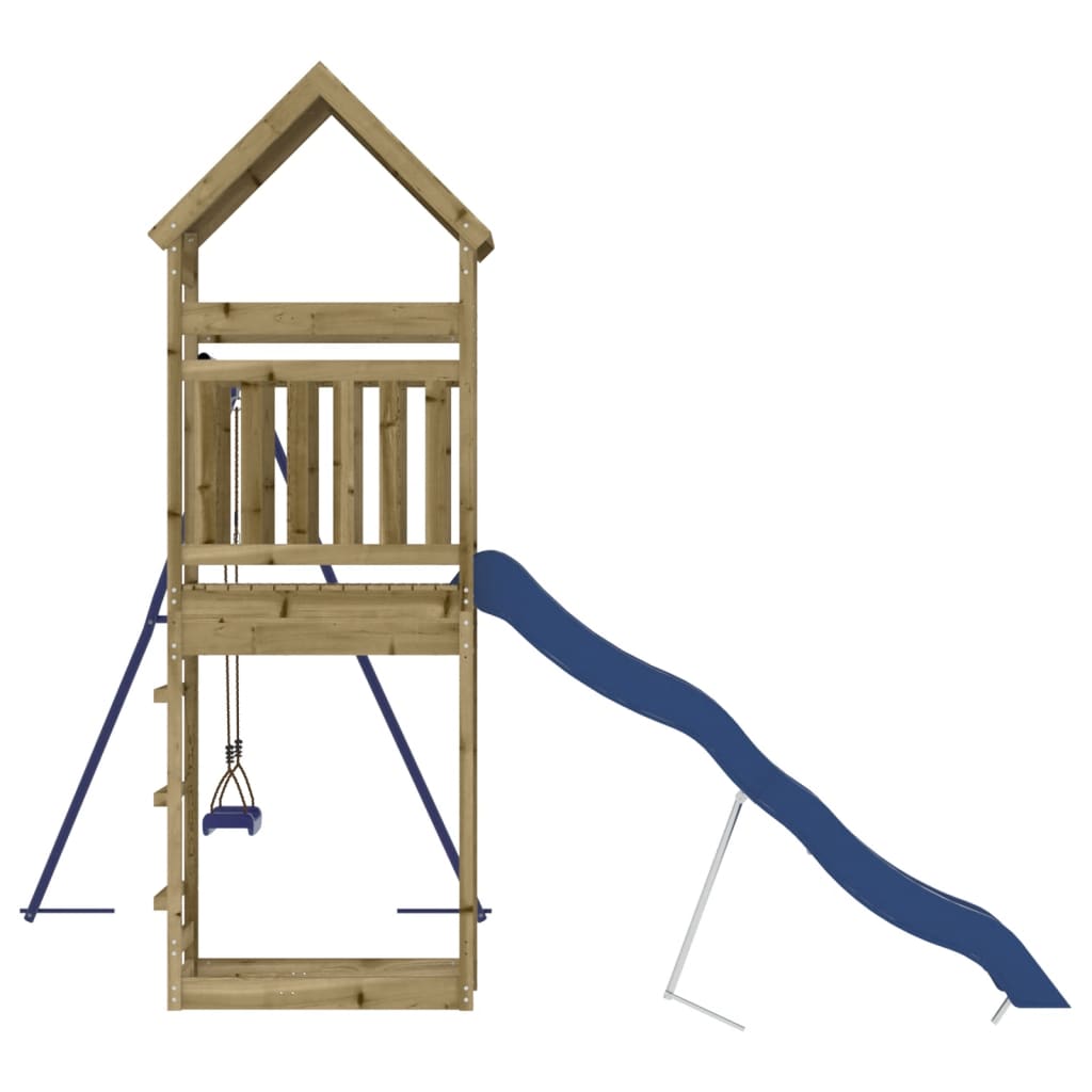 vidaXL Outdoor Playset Impregnated Wood Pine - Brown - 33072