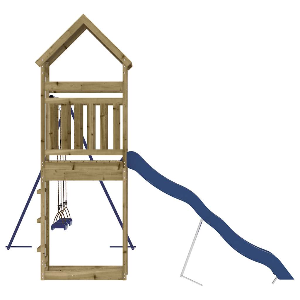 vidaXL Outdoor Playset Impregnated Wood Pine - Brown - 33073