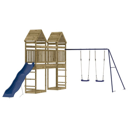 vidaXL Outdoor Playset Impregnated Wood Pine - Brown - 33077