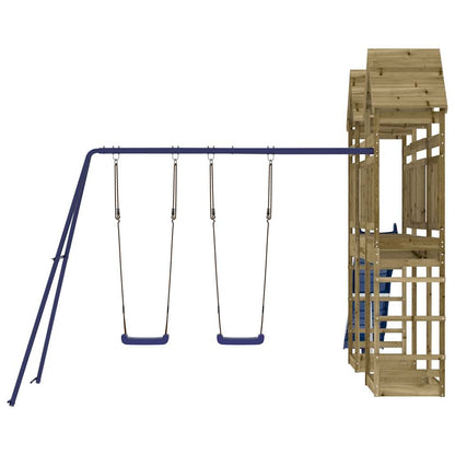 vidaXL Outdoor Playset Impregnated Wood Pine - Brown - 33077