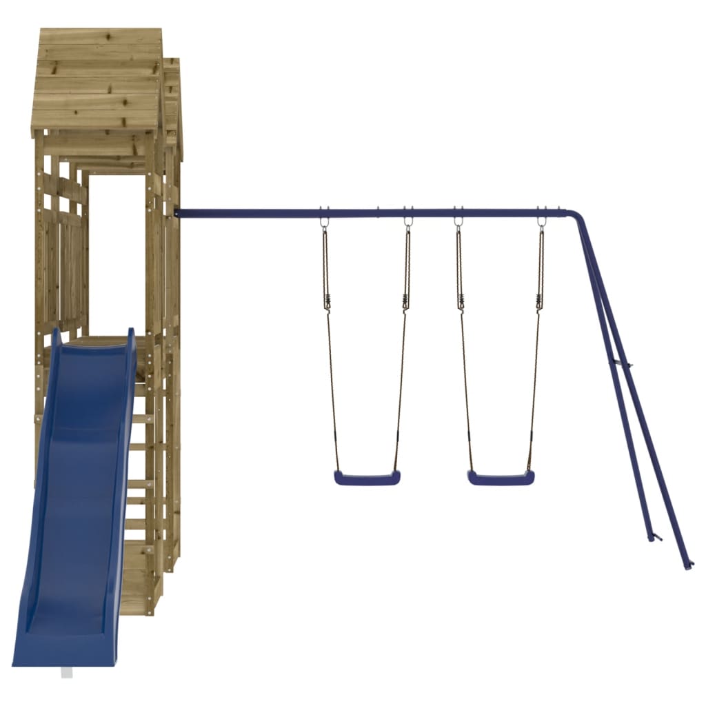 vidaXL Outdoor Playset Impregnated Wood Pine - Brown - 33077