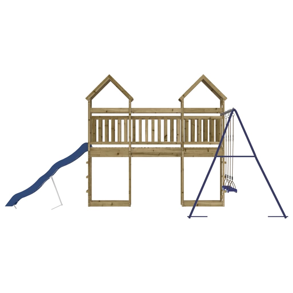 vidaXL Outdoor Playset Impregnated Wood Pine - Brown - 33077