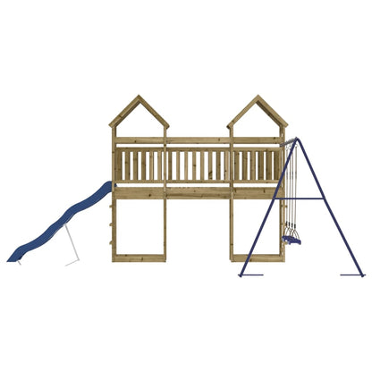 vidaXL Outdoor Playset Impregnated Wood Pine - Brown - 33077
