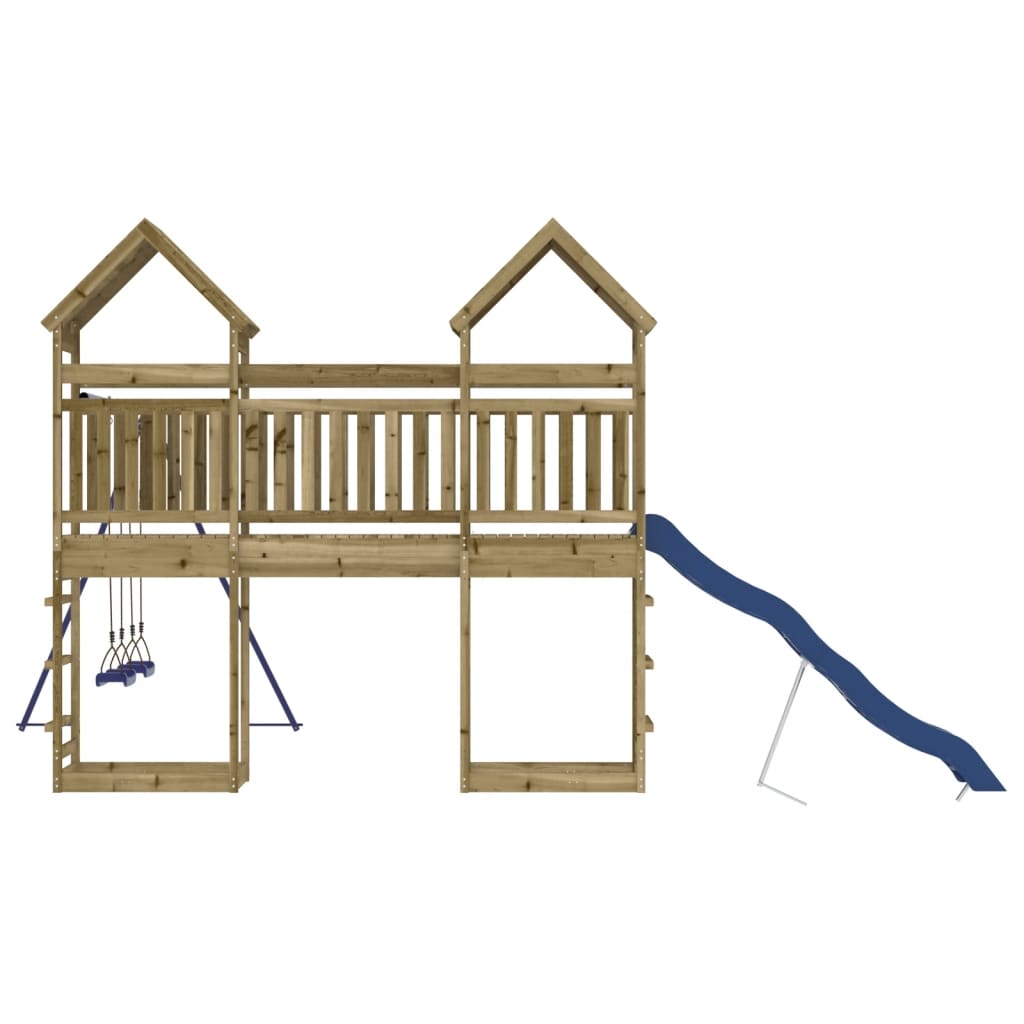 vidaXL Outdoor Playset Impregnated Wood Pine - Brown - 33077