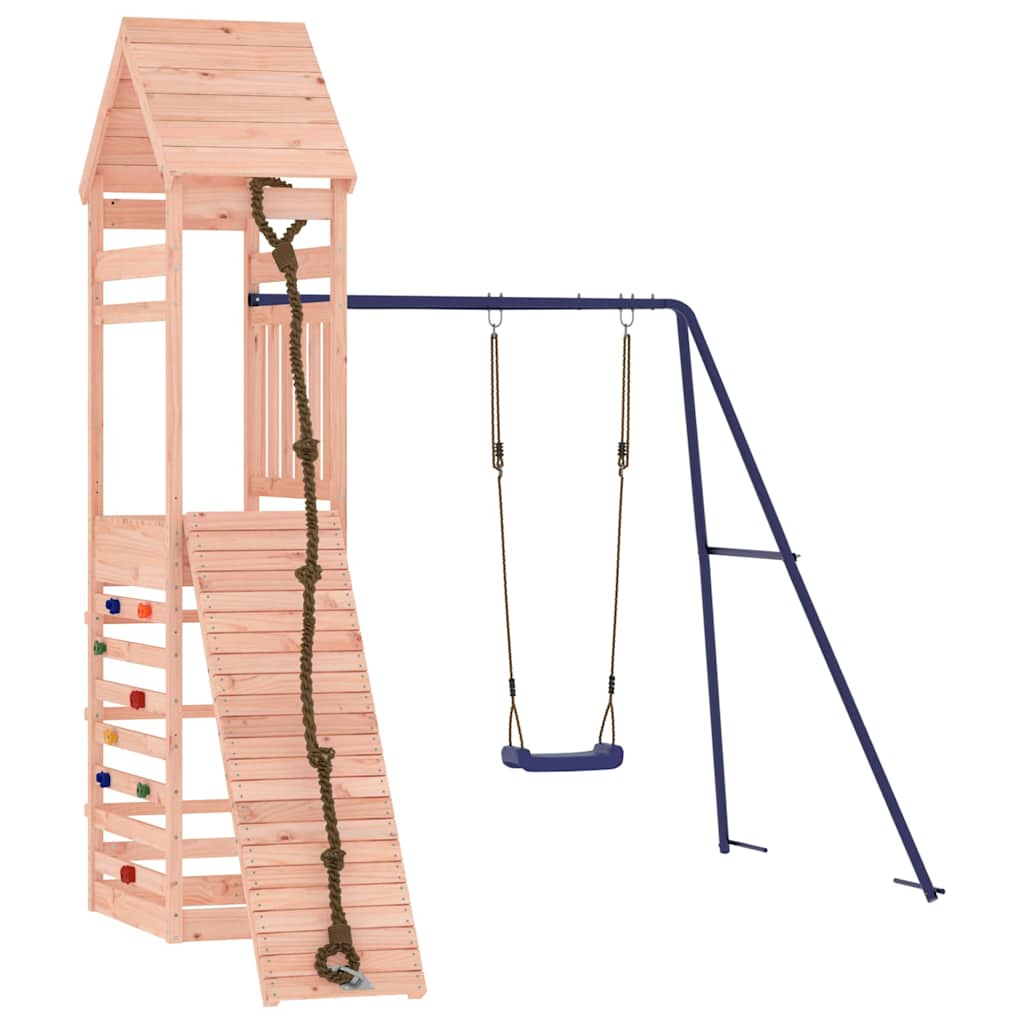 vidaXL Outdoor Playset Solid Wood Douglas - Brown - 33093