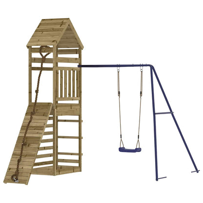 vidaXL Outdoor Playset Impregnated Wood Pine - Brown - 33095