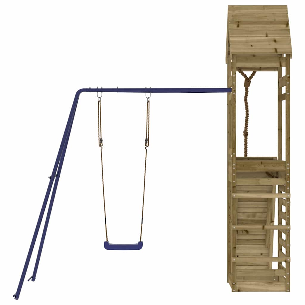 vidaXL Outdoor Playset Impregnated Wood Pine - Brown - 33095