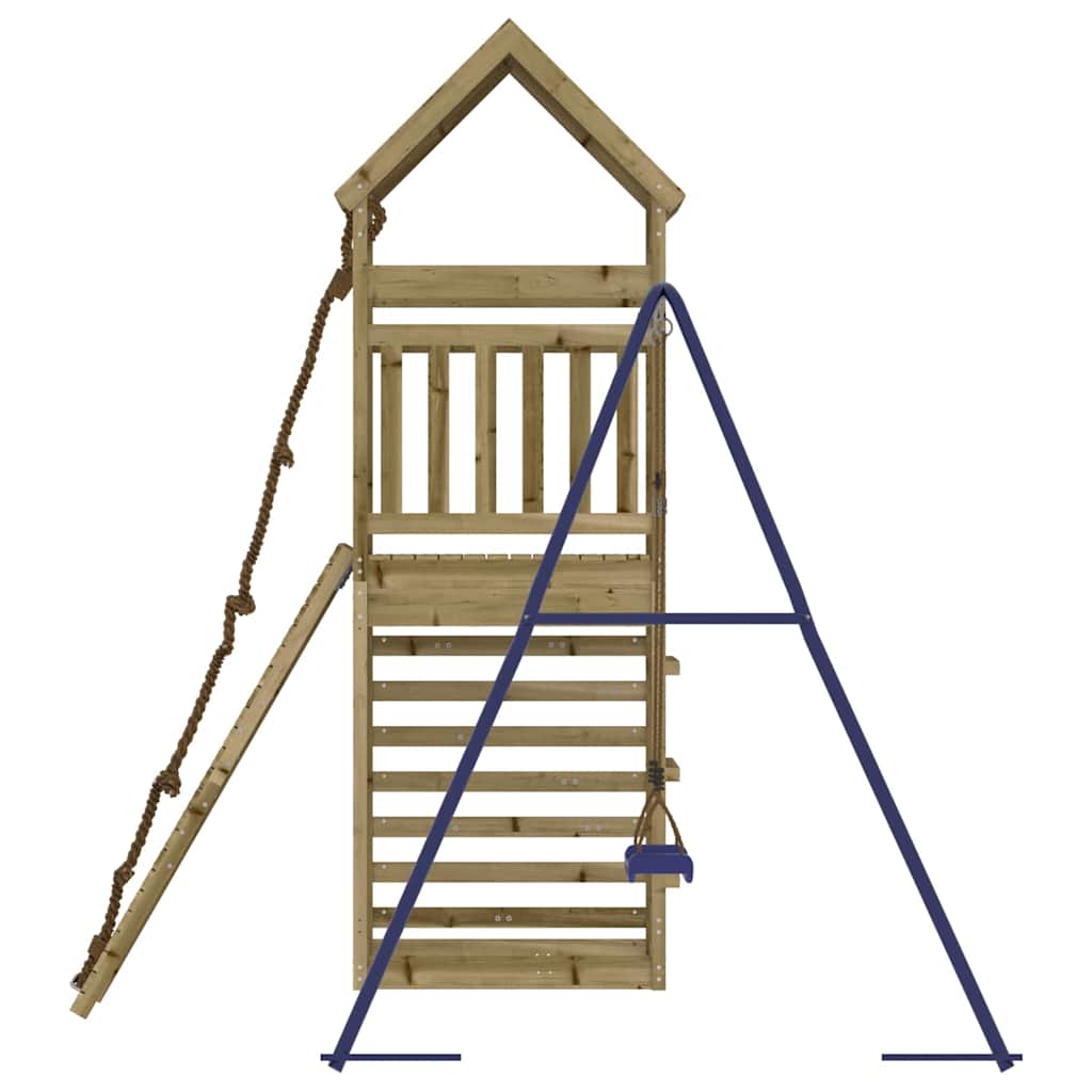 vidaXL Outdoor Playset Impregnated Wood Pine - Brown - 33095