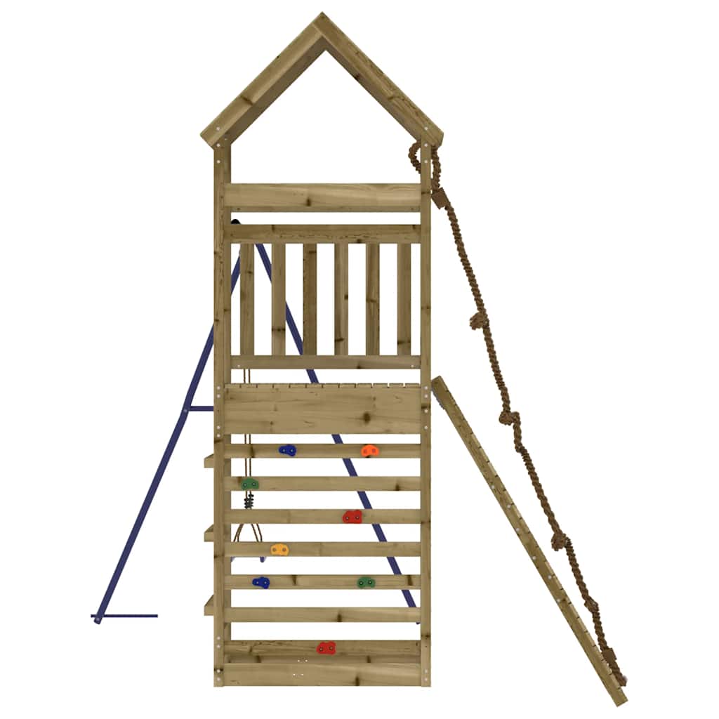 vidaXL Outdoor Playset Impregnated Wood Pine - Brown - 33095