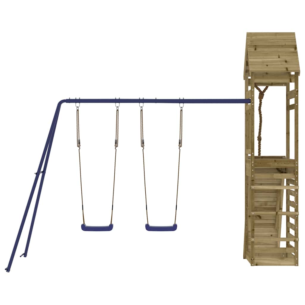 vidaXL Outdoor Playset Impregnated Wood Pine - Brown - 33101