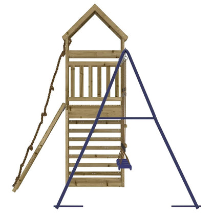 vidaXL Outdoor Playset Impregnated Wood Pine - Brown - 33101