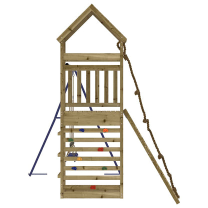 vidaXL Outdoor Playset Impregnated Wood Pine - Brown - 33101