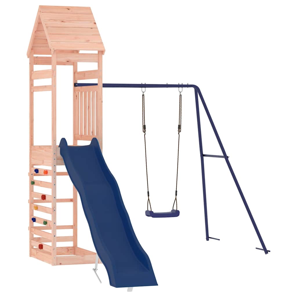 vidaXL Outdoor Playset Solid Wood Douglas - Brown - 33103