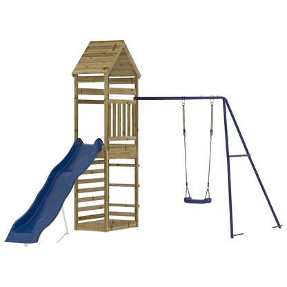 vidaXL Outdoor Playset Impregnated Wood Pine - Brown - 33104