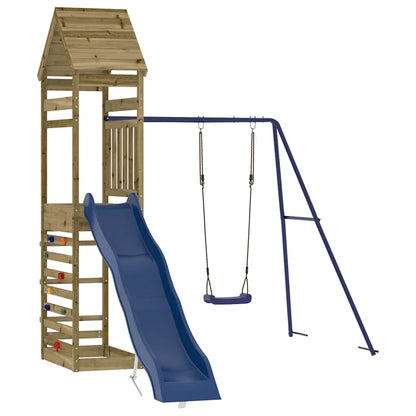 vidaXL Outdoor Playset Impregnated Wood Pine - Brown - 33104