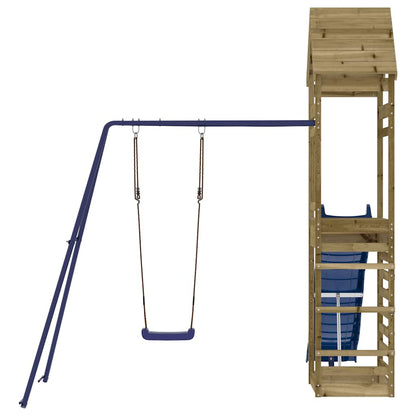 vidaXL Outdoor Playset Impregnated Wood Pine - Brown - 33104