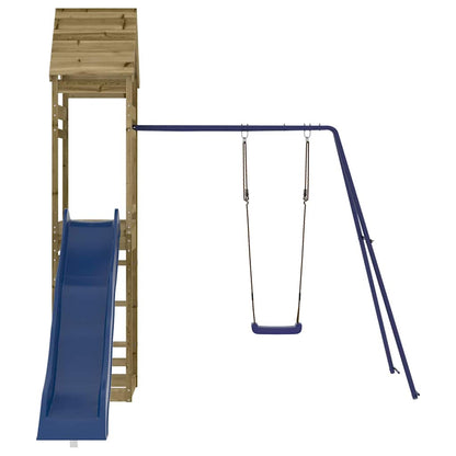 vidaXL Outdoor Playset Impregnated Wood Pine - Brown - 33104