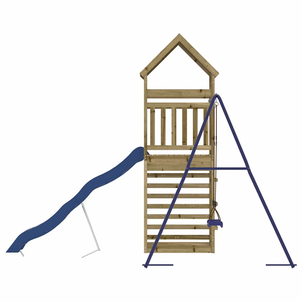 vidaXL Outdoor Playset Impregnated Wood Pine - Brown - 33104