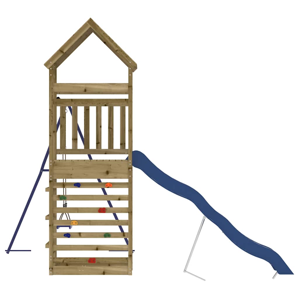 vidaXL Outdoor Playset Impregnated Wood Pine - Brown - 33104