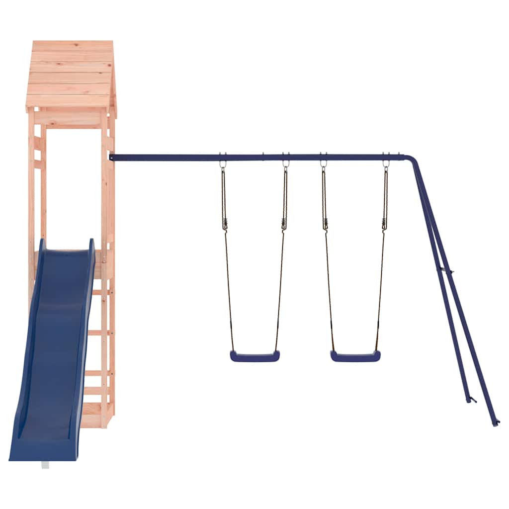 vidaXL Outdoor Playset Solid Wood Douglas - Brown - 33107