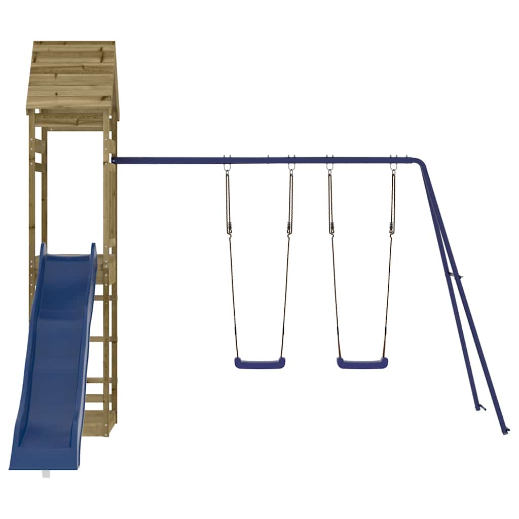 vidaXL Outdoor Playset Impregnated Wood Pine - Brown - 33108