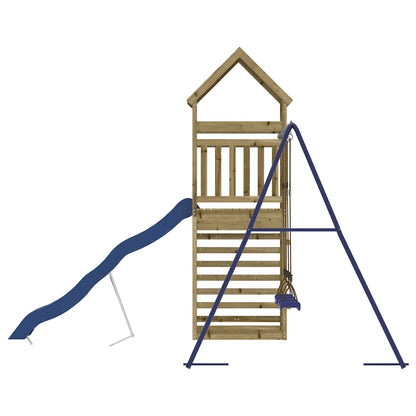vidaXL Outdoor Playset Impregnated Wood Pine - Brown - 33108