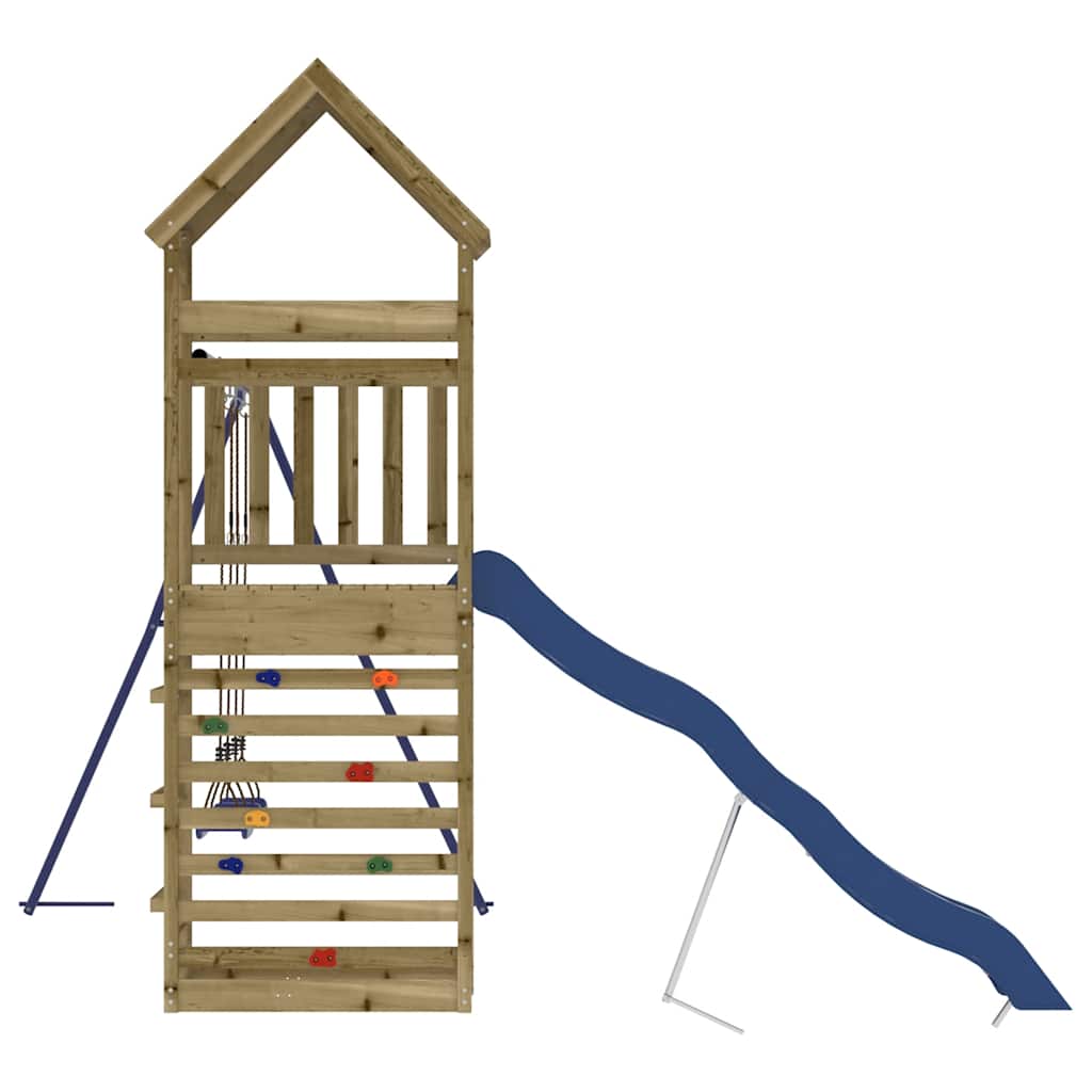 vidaXL Outdoor Playset Impregnated Wood Pine - Brown - 33108