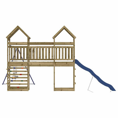 vidaXL Outdoor Playset Impregnated Wood Pine - Brown - 33121