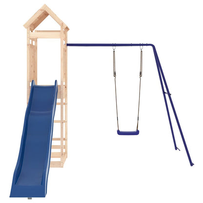 vidaXL Outdoor Playset Solid Wood Pine - Brown - 33122