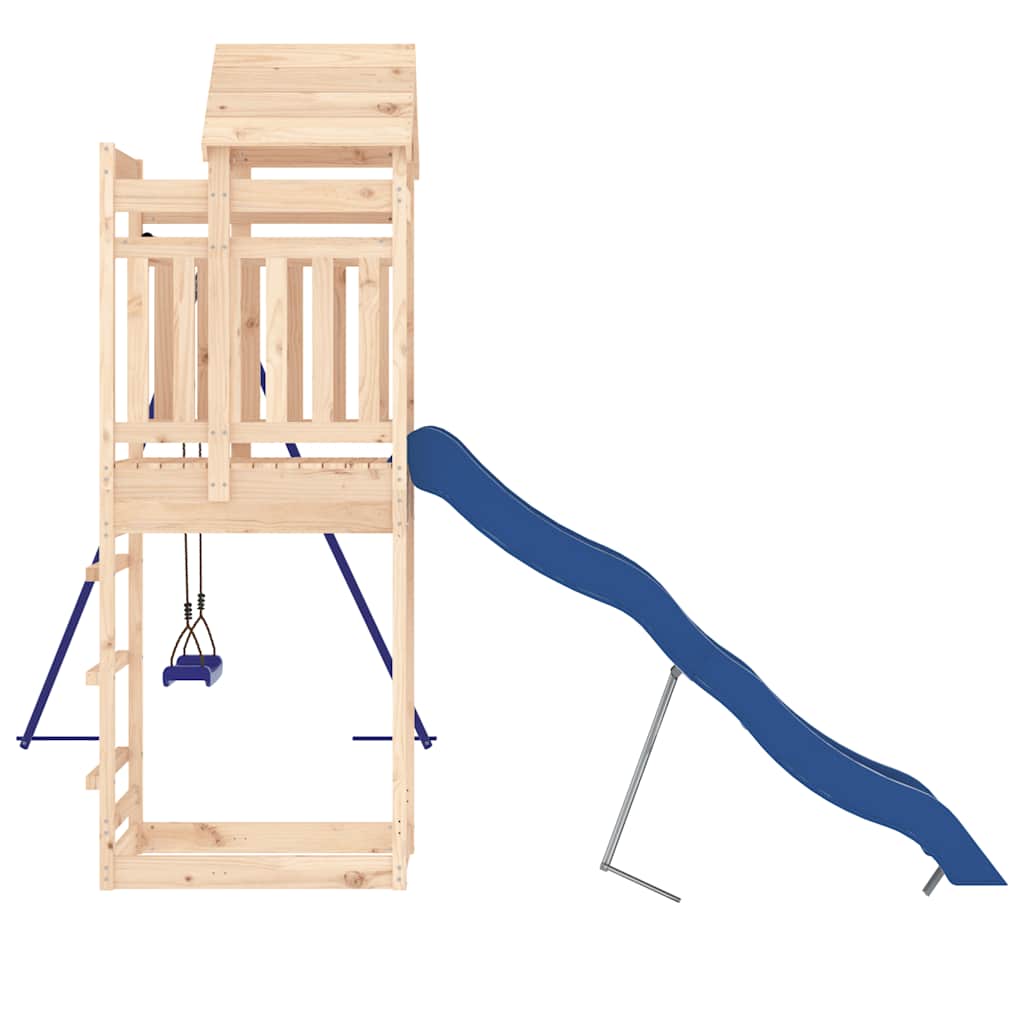 vidaXL Outdoor Playset Solid Wood Pine - Brown - 33122