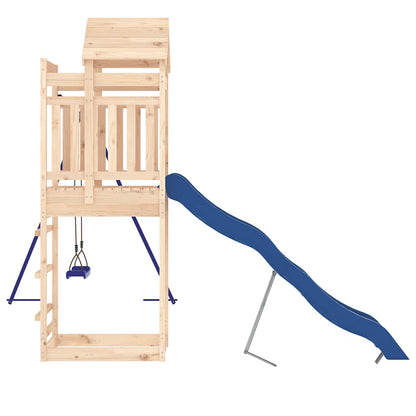 vidaXL Outdoor Playset Solid Wood Pine - Brown - 33122