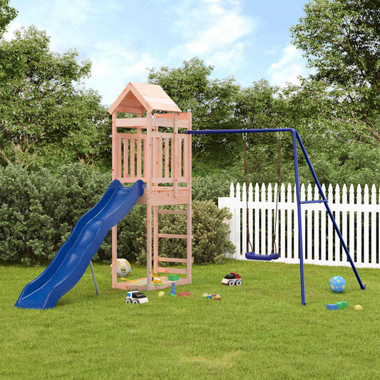 vidaXL Outdoor Playset Solid Wood Douglas - Brown - 33127